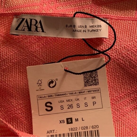 NWT Zara Knit Mini Dress - Picture 9 of 11